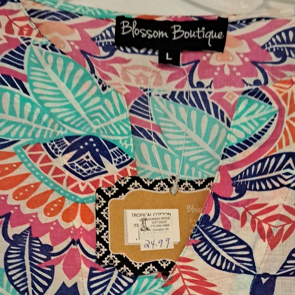 Colorful Patterned Tunic - Picture 2 of 2